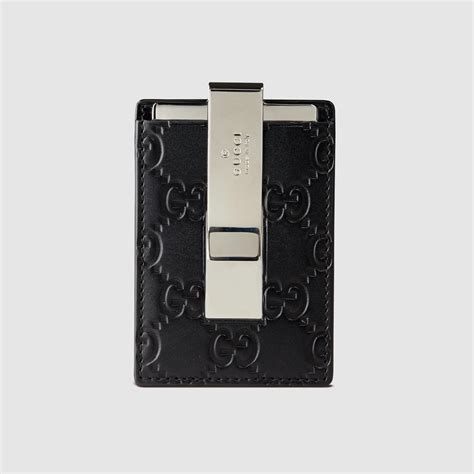 gucci geldscheinklammer|gucci leather money clip wallet.